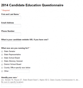 2014 Candidate Survey